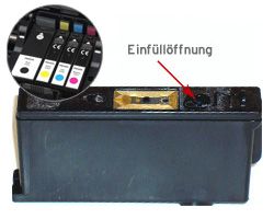 Ink for Lexmark 100 A, 150 A, Primera LX 900 magenta