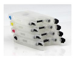Refillable cartridges compatible with Brother LC-1220, LC-1240, LC-1280, refill kits