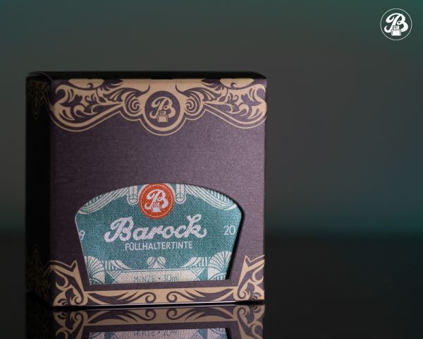 Barock 1920 Schreibtinte, Füllhaltertinte im 30 ml Tintenglas