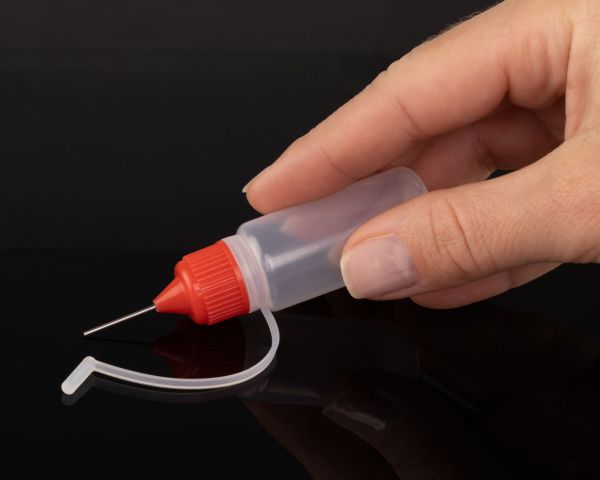 10 x 10 ml Nadelflaschen für Öle, Farben etc. mit roter Nadelkappe