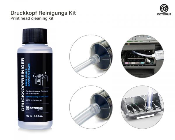 Düsenreiniger für Brother Druckköpfe mit Schlauchadapter