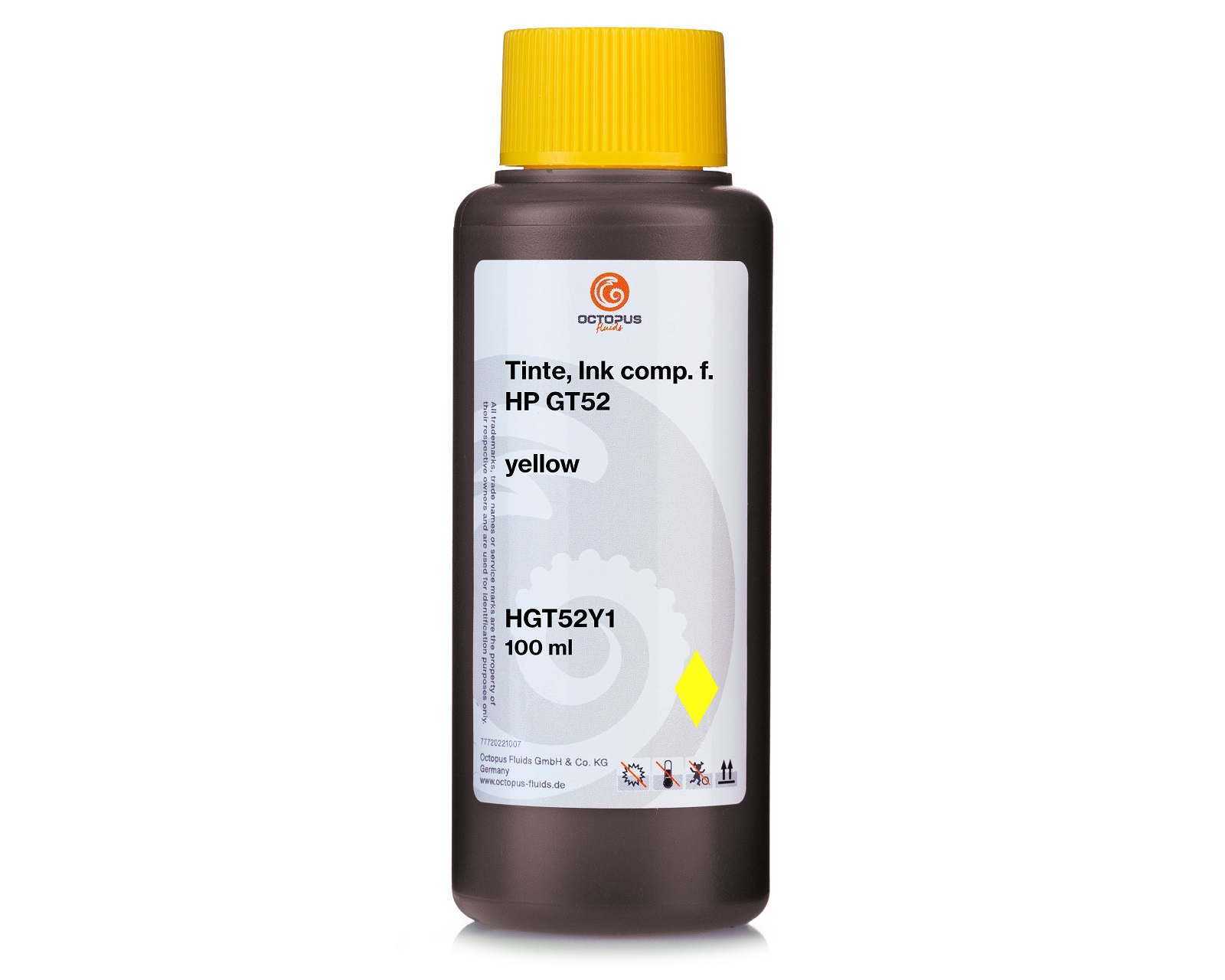 Refill ink compatible for HP GT52 yellow Refill ink compatible for HP GT52 yellow