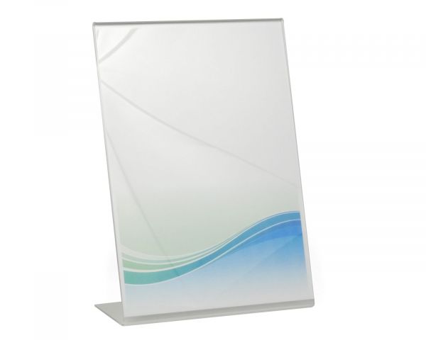 Acrylaufsteller, Thekendisplay im A4 Hochformat