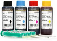 Tinten komp. mit Brother LC-121, 123, 127, 980, 985, 1000, 1100, 1240 Tinten komp. mit Brother LC-121, 123, 127, 980, 985, 1000, 1100, 1240