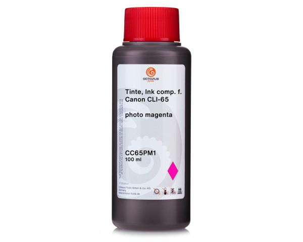 Nachfülltinte kompatibel für CLI-65 Canon Pixma Pro 200 photo magenta