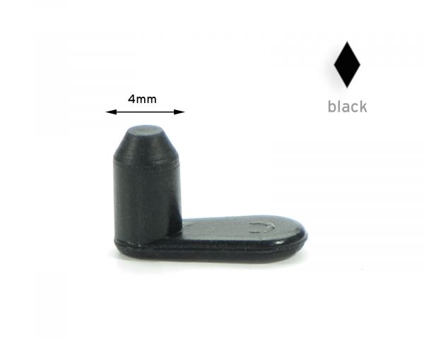 Sealing plug 10x 4 mm for Epson, Canon and HP Cartridges, black