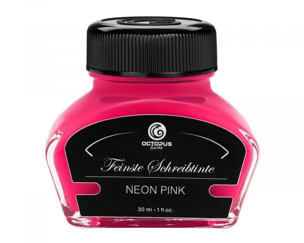 Highlighter ink for fountain pens, fluorescent neon pink, 30 ml