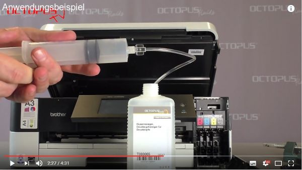 Extension for ink intake