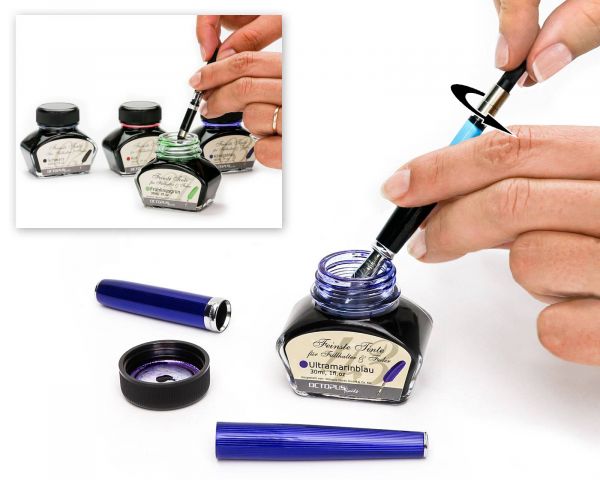 Octopus Fluids Piston converter for fountain pen, Standard converter with 2.6 mm opening