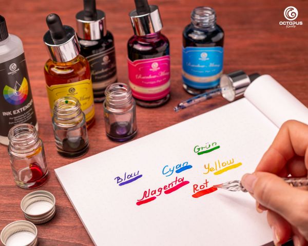 Inchiostro da scrittura ciano per RIMIK Rainbow Ink Mixing Kit per penna stilografica