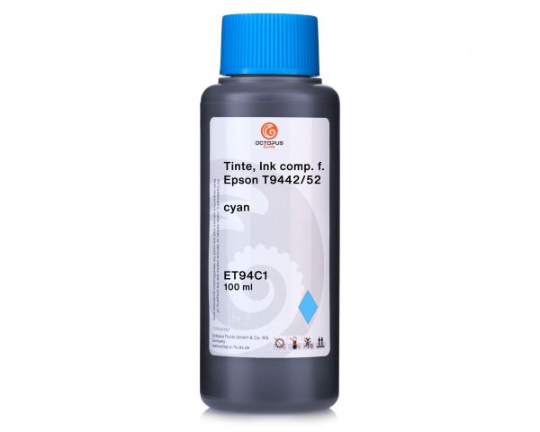 Nachfülltinte für Epson T9442, T9452 WorkForce Pro C5710 cyan