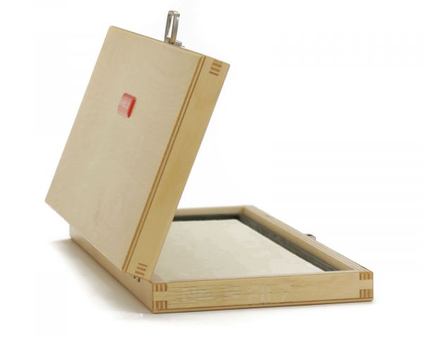 XXL Stempelkissen mit Filzeinlage, Kissengröße 290 x 110 mm, lösemittelbeständig, ungetränkt im Holz