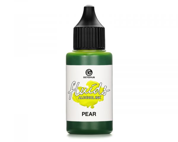 Octopus Fluids Alcohol Ink PEAR, Alkoholtinte für Fluid Art und Resin, grün