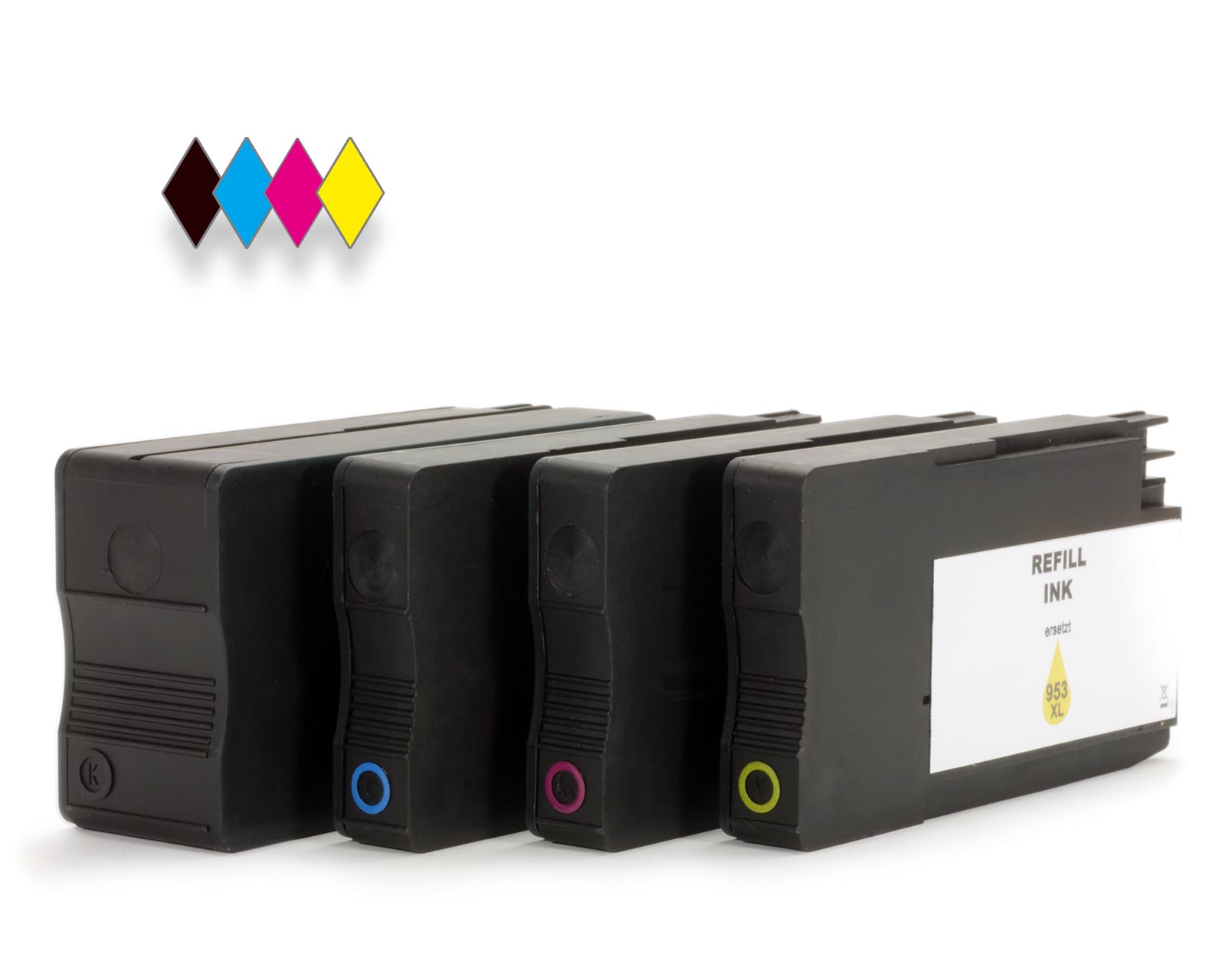 Set di cartucce rigenerate ARA COLOR per HP 953 (non OEM)