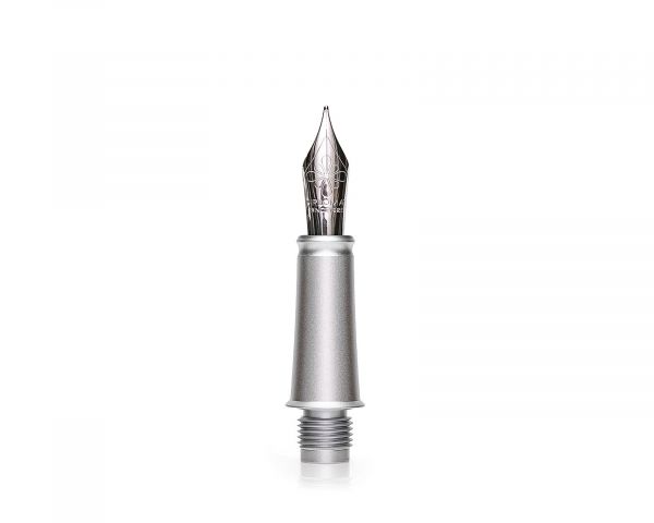 Pennino in acciaio inox per Aero con finiture cromate opache, resistenza B