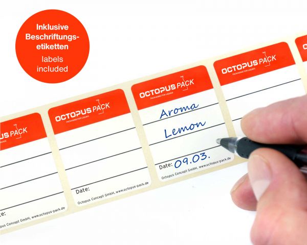 5 refill bottles 50 ml with needle cap for filling fountain pen cartridges