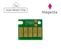 Auto reset chip for Canon PGI-2500 magenta cartridges