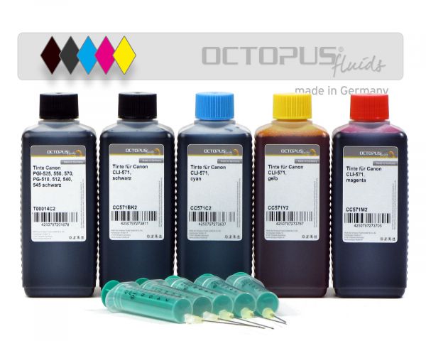 Refillable cartridges Canon PGI-270, CLI-271 with 5x ink