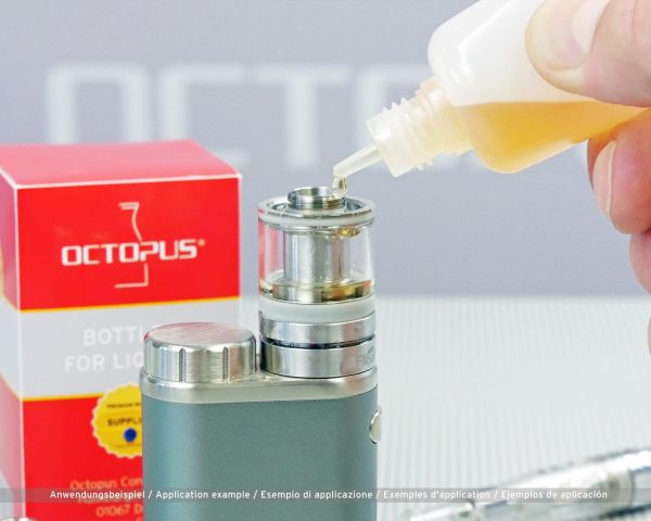 5 x 30 ml LDPE dropper bottles for dosing liquids w. black caps