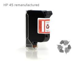 Refurbished, remanufactured Octopus ink cartridge for HP 45 51645 AE (non OEM)
