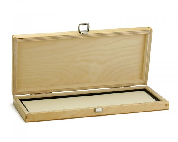 XXL Stempelkissen mit Filzeinlage, Kissengröße 290 x 110 mm, lösemittelbeständig, ungetränkt im Holz