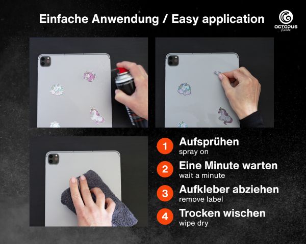 Octopus Label Remover Spray, Adhesive Remover, 200 ml