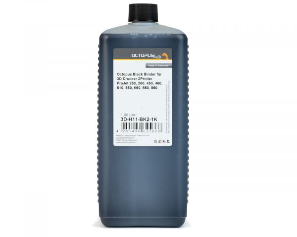 Octopus Black Binder for 3D printer ZPrinter ProJet 250, 260, 450, 460, 510, 650, 660, 850, 860
