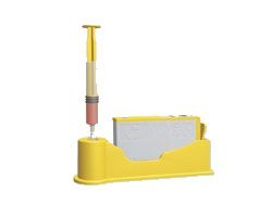 Refill adapter for HP 364, 912, 920 yellow, without ink