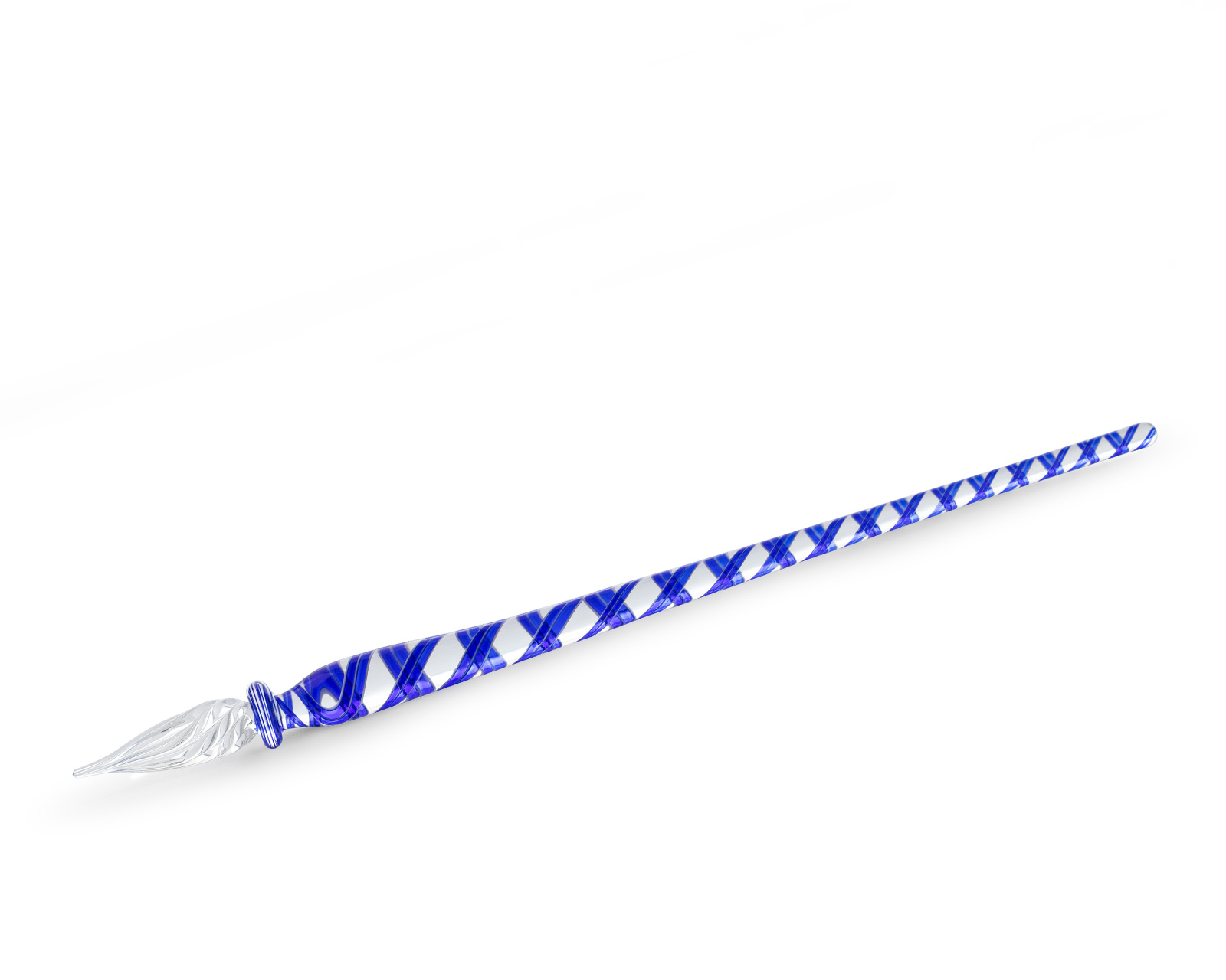Yiwann Portapenne vintage con piuma d'oca, supporto per penne stilografiche in metallo