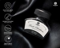 : Füllhalter Diplomat Aero : Füllhalter Diplomat Aero schwarz mit farblich perfekt passender Füllertinte in edler Holzschatulle