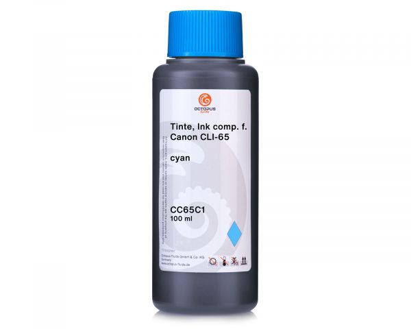 Refill ink compatible for CLI-65 Canon Pixma Pro 200 cyan