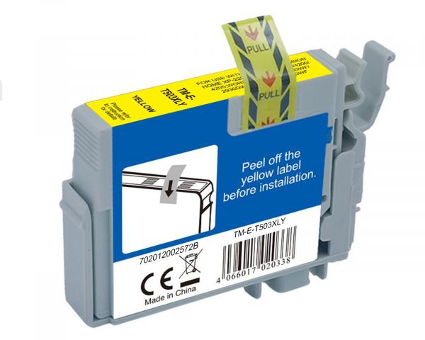Kompatible Druckerpatronen für Epson T503XLY (kein OEM) yellow