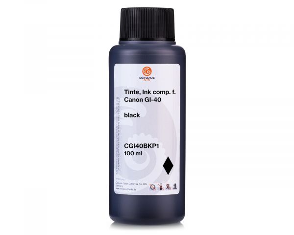 Ricarica inchiostro compatibile per Canon GI-40 pigmentato nero 500 ml