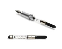 : Füllhalter Aero weiß , : Füllhalter Aero weiß , Stärke M