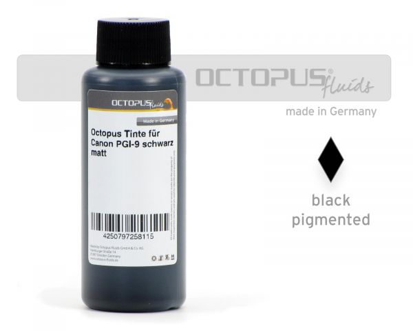 Octopus Tinte für Canon PGI-9 schwarz matt