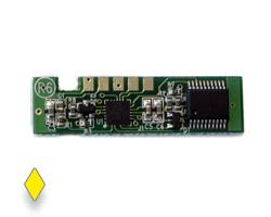 Toner chip per Samsung CLP 360, 365, CLX 3300 giallo