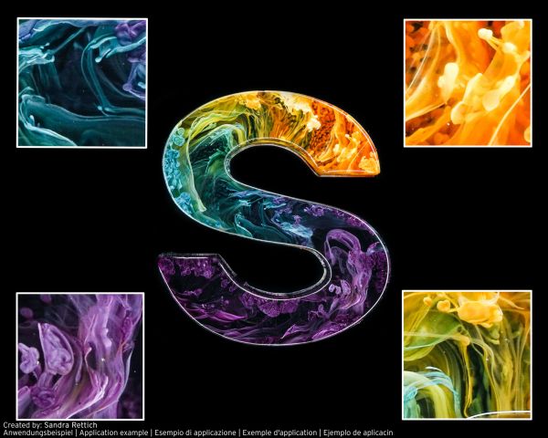 Octopus Fluids Resin Ink POMPOM, Alcohol Ink für Epoxidharz PETRI DISH EFFECT Light, weiß