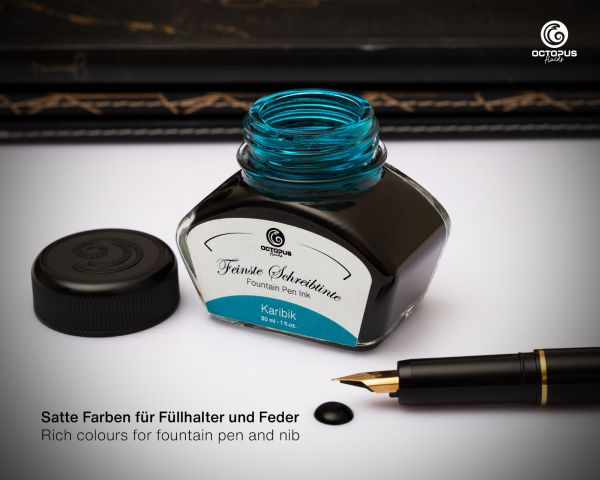 Fountain pen ink including converter, Writing ink for fountain pen, Karibik