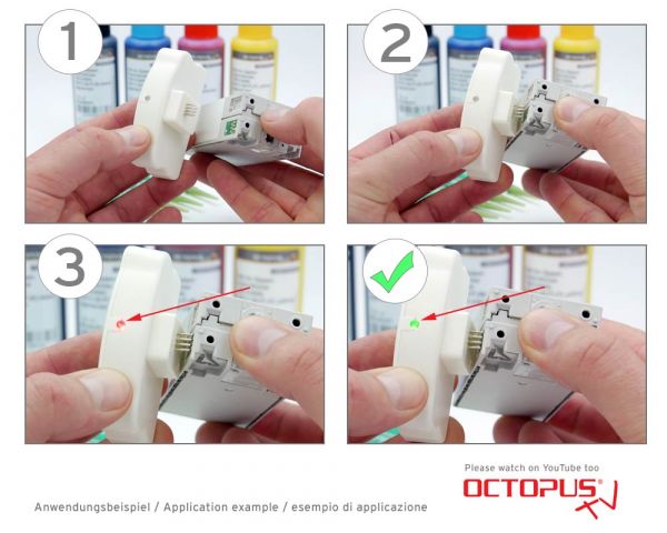 Chip Resetter per cartucce Epson ColorWorks TM-C3400, SJI-C-15-P, SJI-C-20-P, non OEM