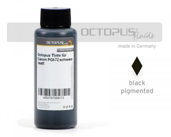 Refill ink for Canon PGI-72 MBK matte black