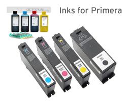 Komplettset Primera Bravo 4100, 4101, 4102, Chips und Tinte