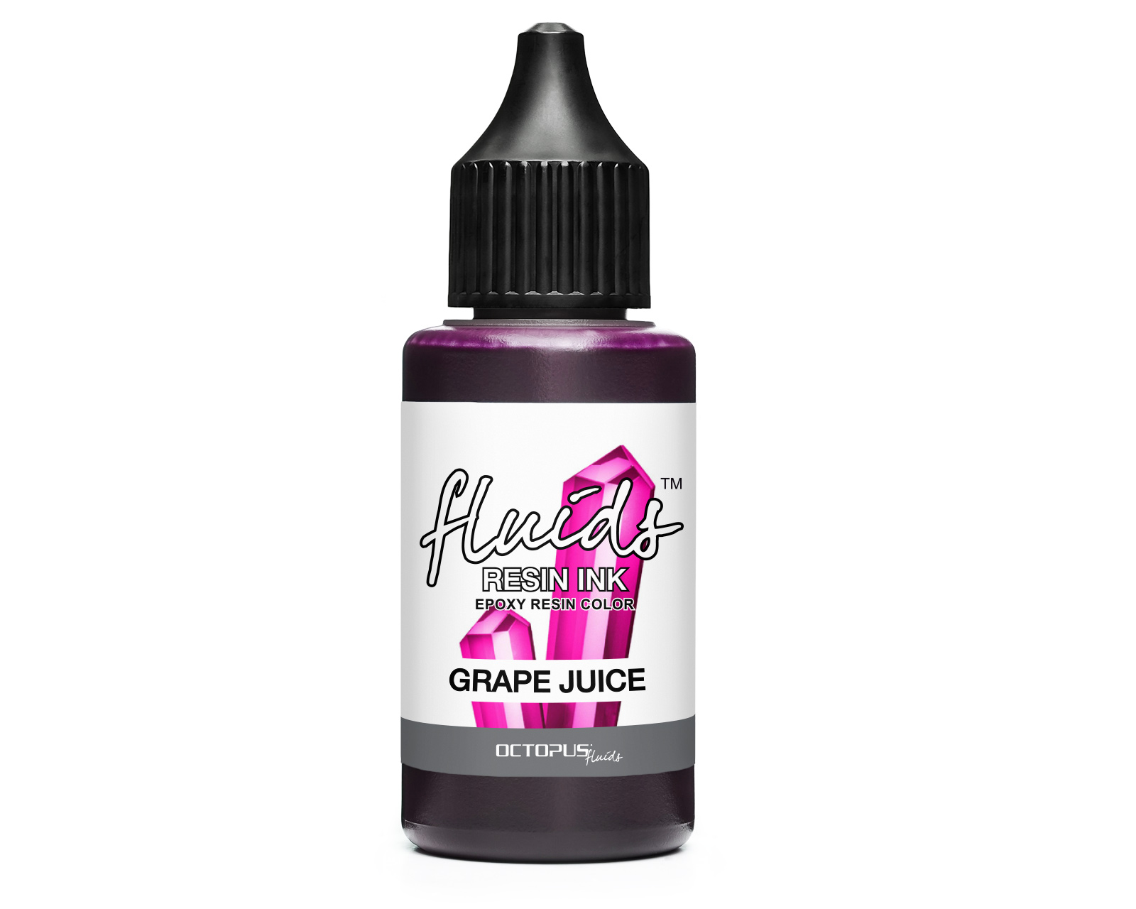 Octopus Fluids Resin Ink GRAPE JUICE, Alcohol Ink for Epoxy Resin and UV Resin, violet