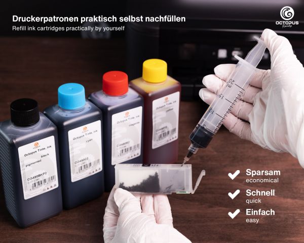 Refill ink for Epson 114, 115, EcoTank ET-8500, L 8100 black