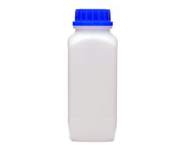 1000 ml Wide neck bottle with screw cap, chemical bottle, laboratory bottle HDPE, natural colour