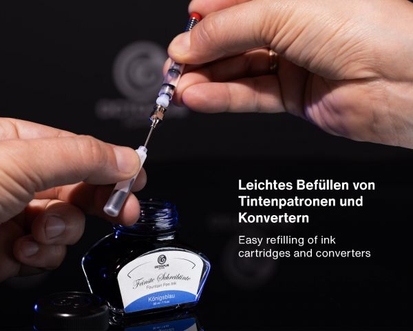 OCTOPUS ink absorber for refilling ink converter and fountain pen cartridge