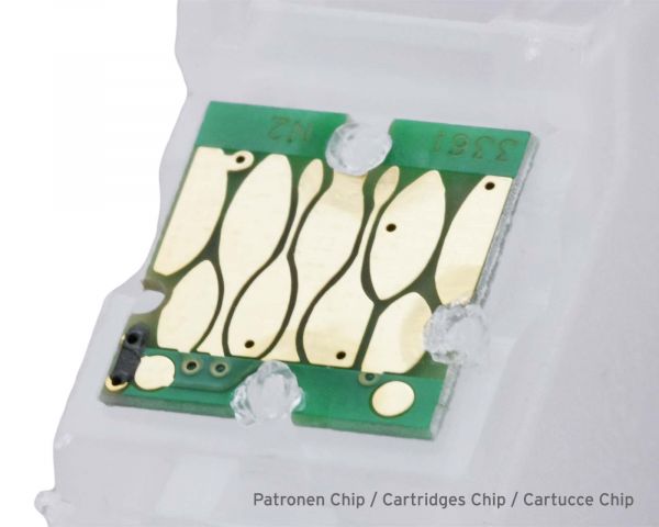 Single-use chip for Epson T 33 magenta cartridges (non-OEM)