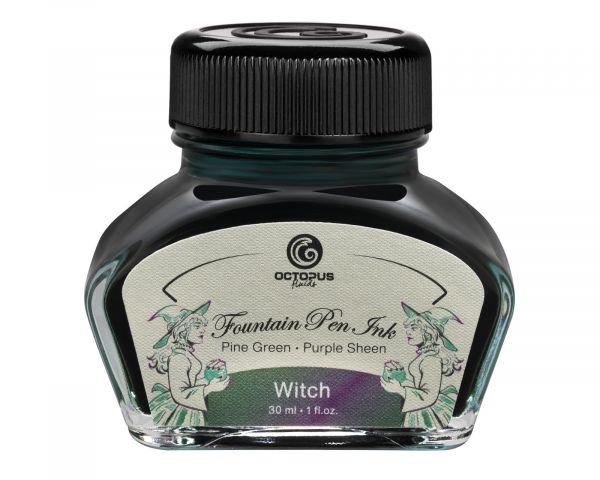 Fountain Pen Ink Sheen, Witch, Green, 30 ml