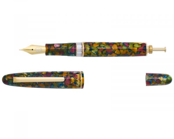 Esterbrook Estie Botanical Garden Gold Trim Kolbenfüllhalter mit 30ml Tinte