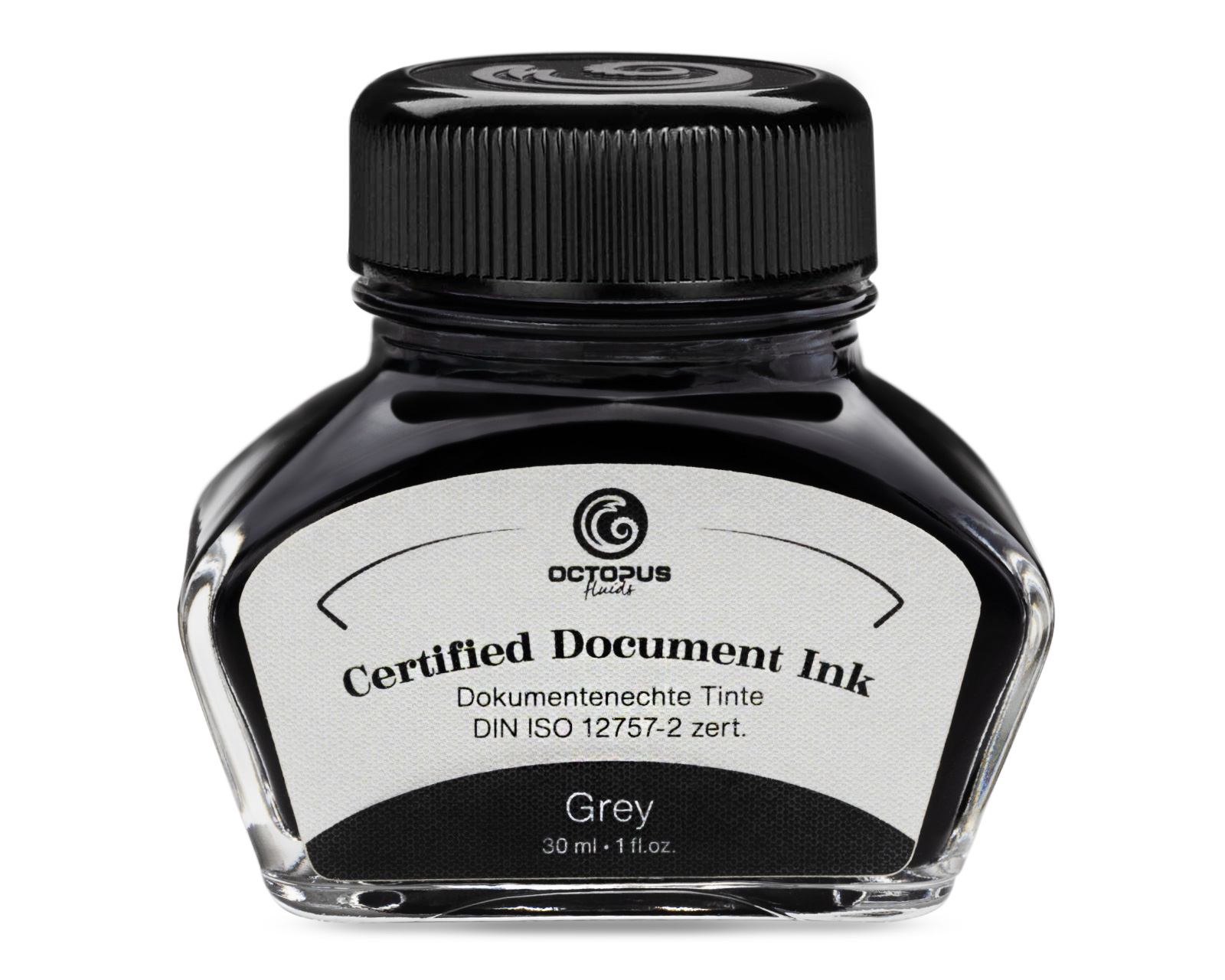 Document Ink grey, document-proof ink, certified according to DIN ISO ...