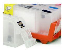Refillable Ink Cartridges for Canon PGI-525, CLI-526 with auto reset chip